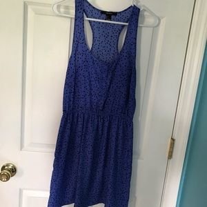 Purple triangle pattern dress